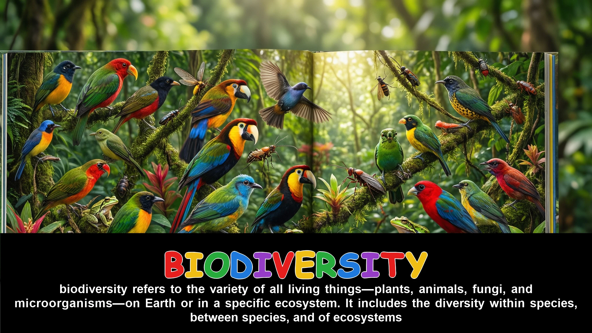 English Illustration for biodiversity